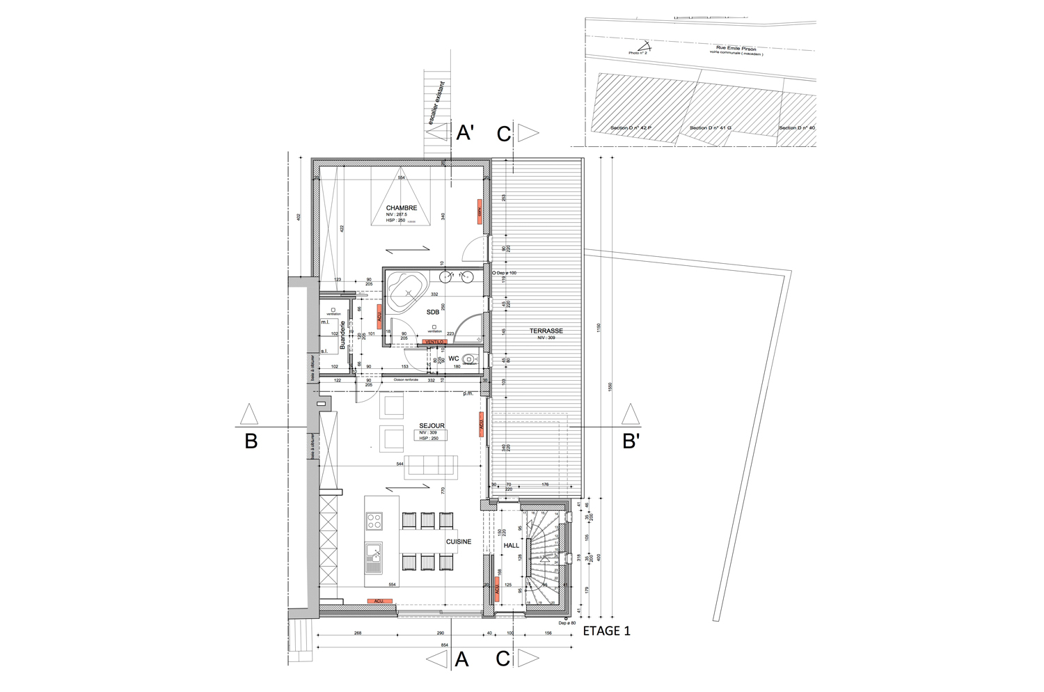 Extension d’une habitation à Mazy