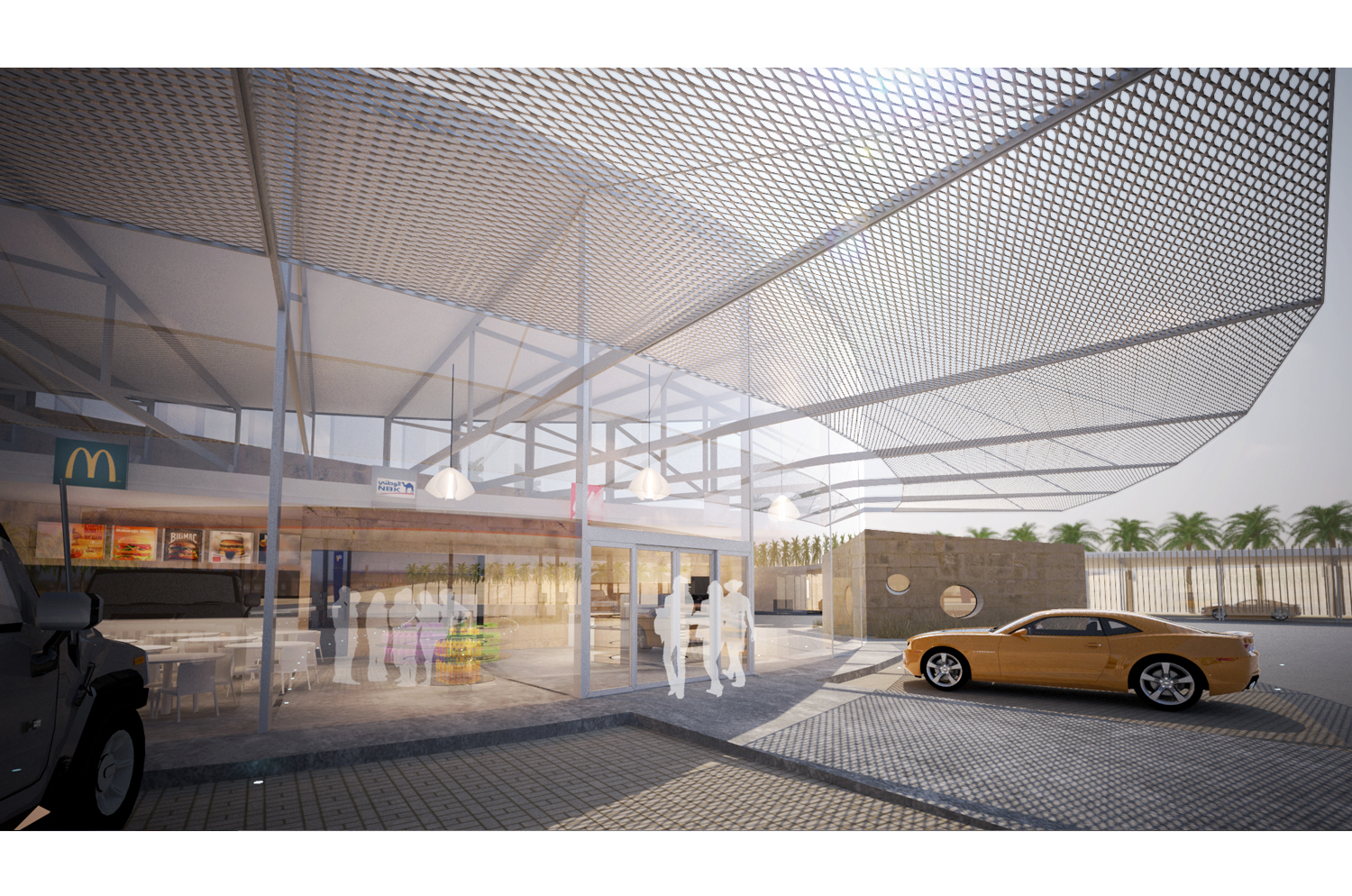 Etude de Concept de shop au Koweit