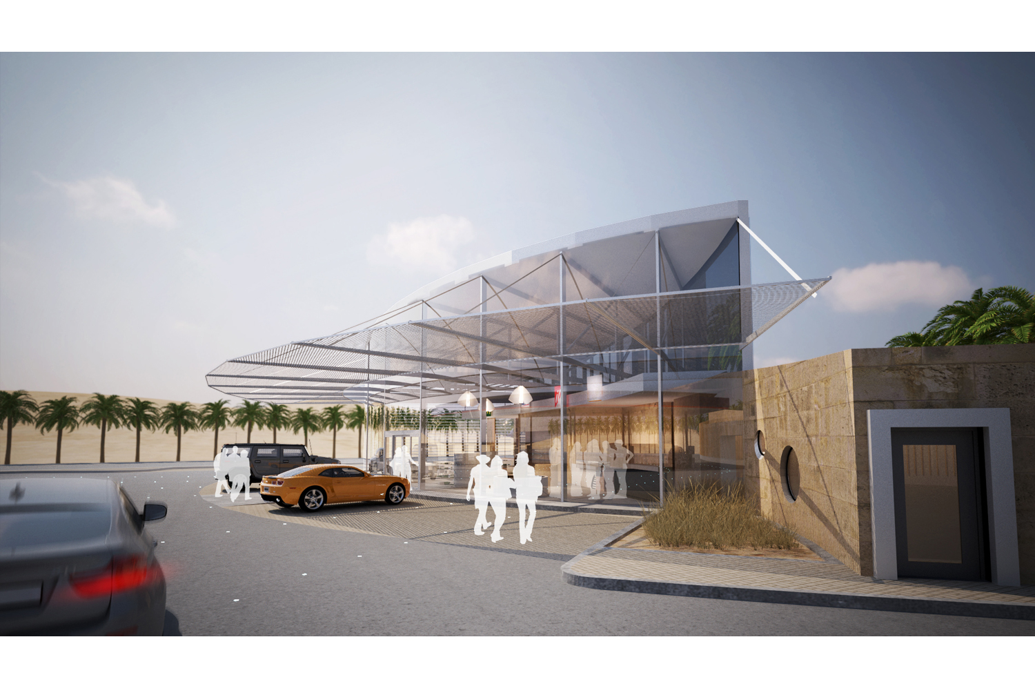 Etude de Concept de shop au Koweit