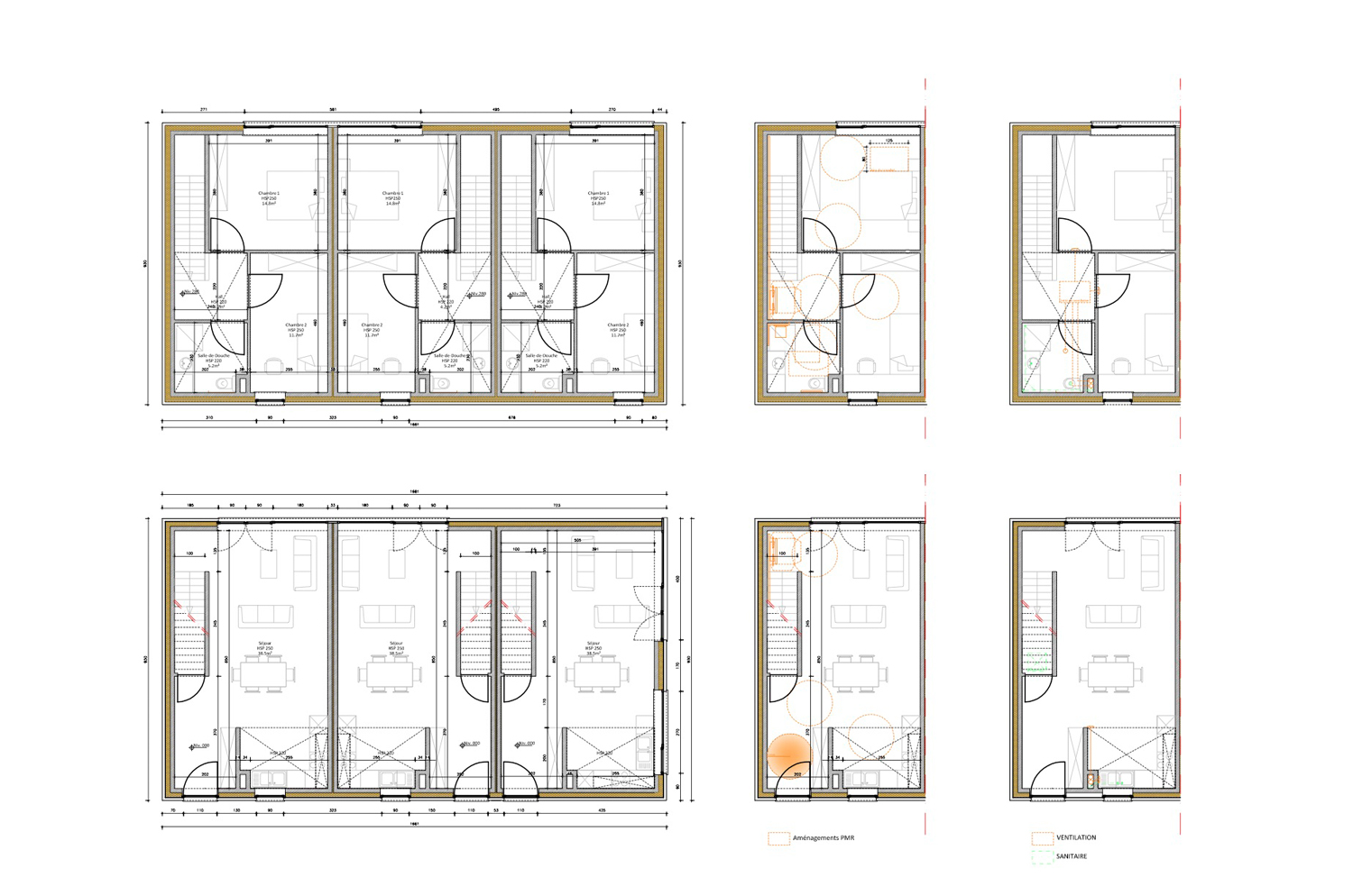 Maisons sociales à Ciney
