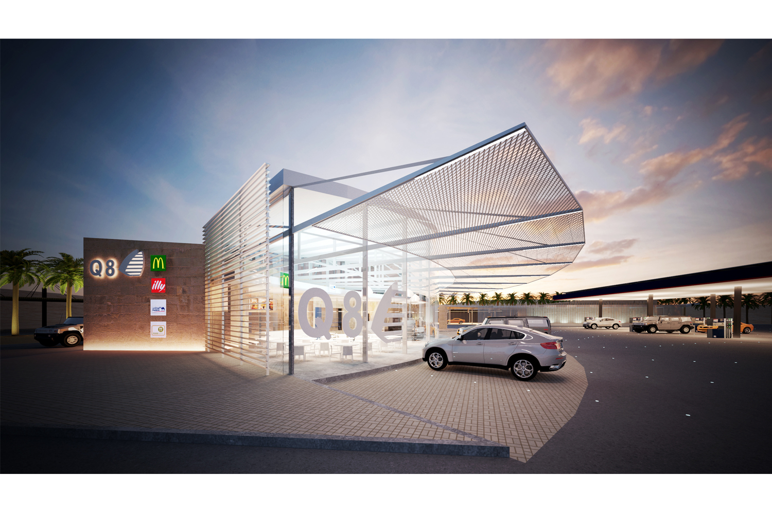 Etude de Concept de shop au Koweit