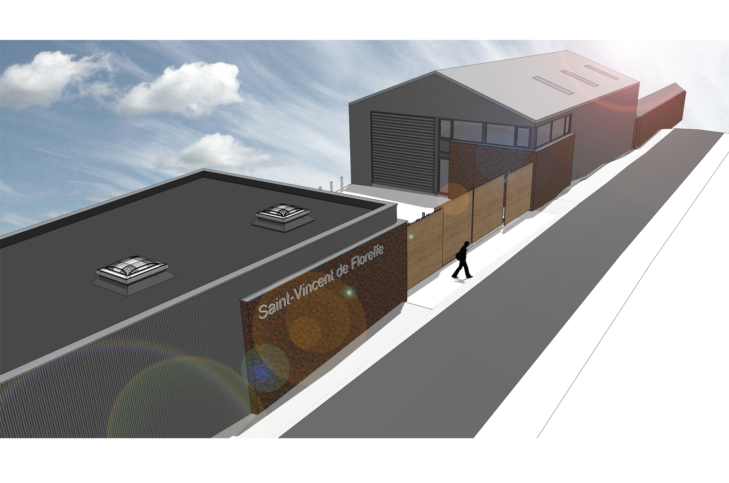 Création de hangars de stockage