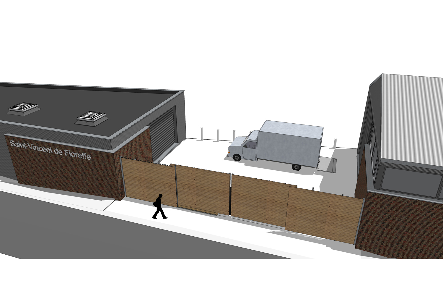 Création de hangars de stockage