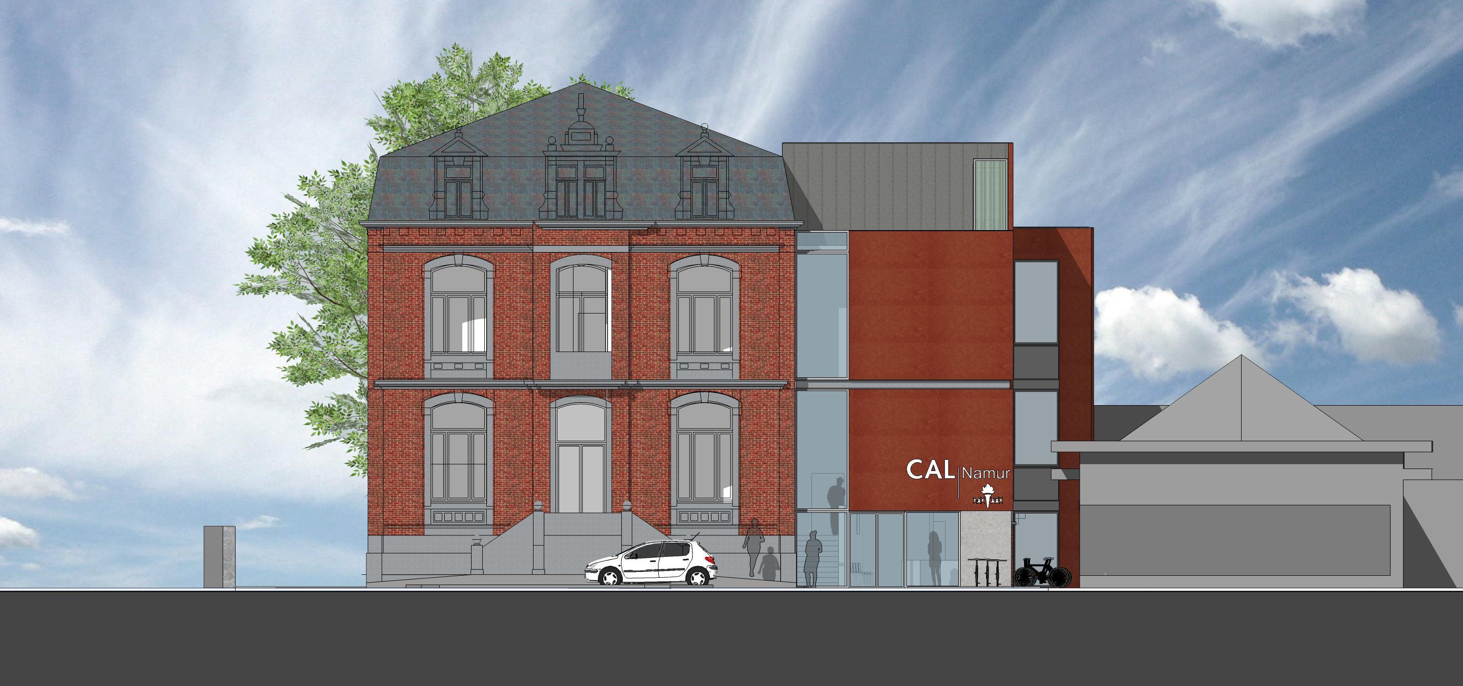 Extension d&rsquo;un Centre d’Action Laïque