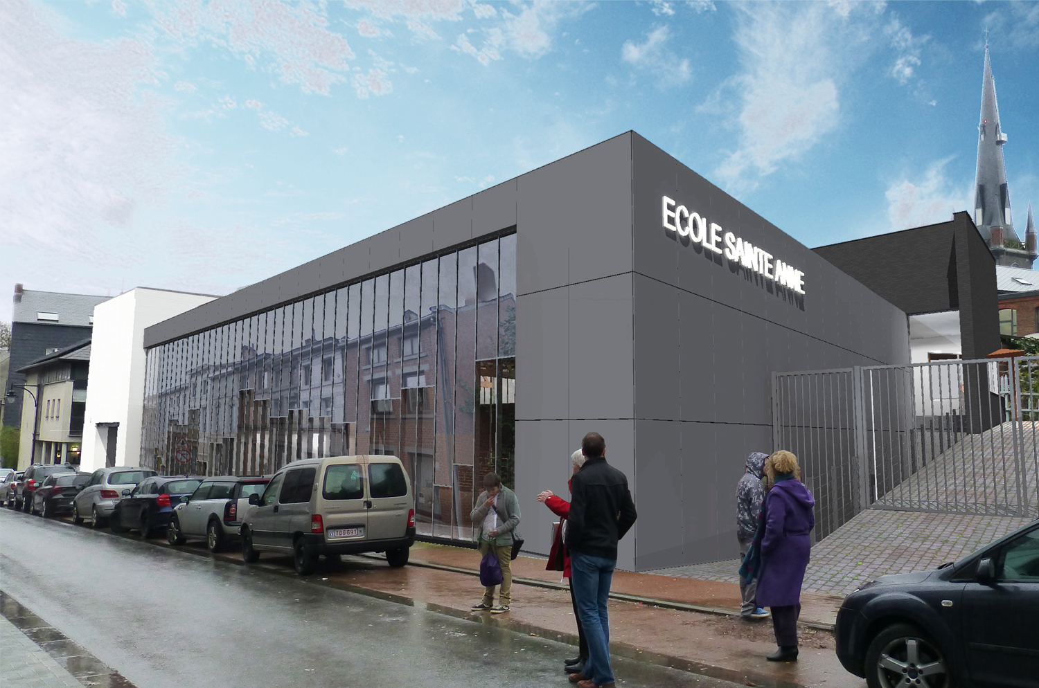 Extension d’une école à Gosselies