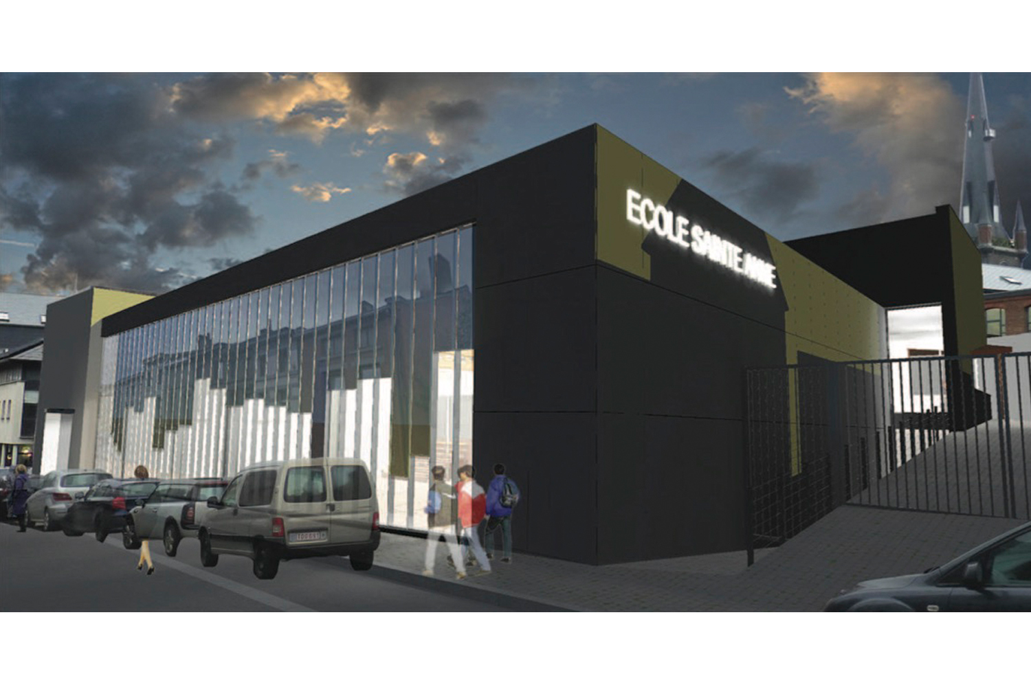 Extension d’une école à Gosselies