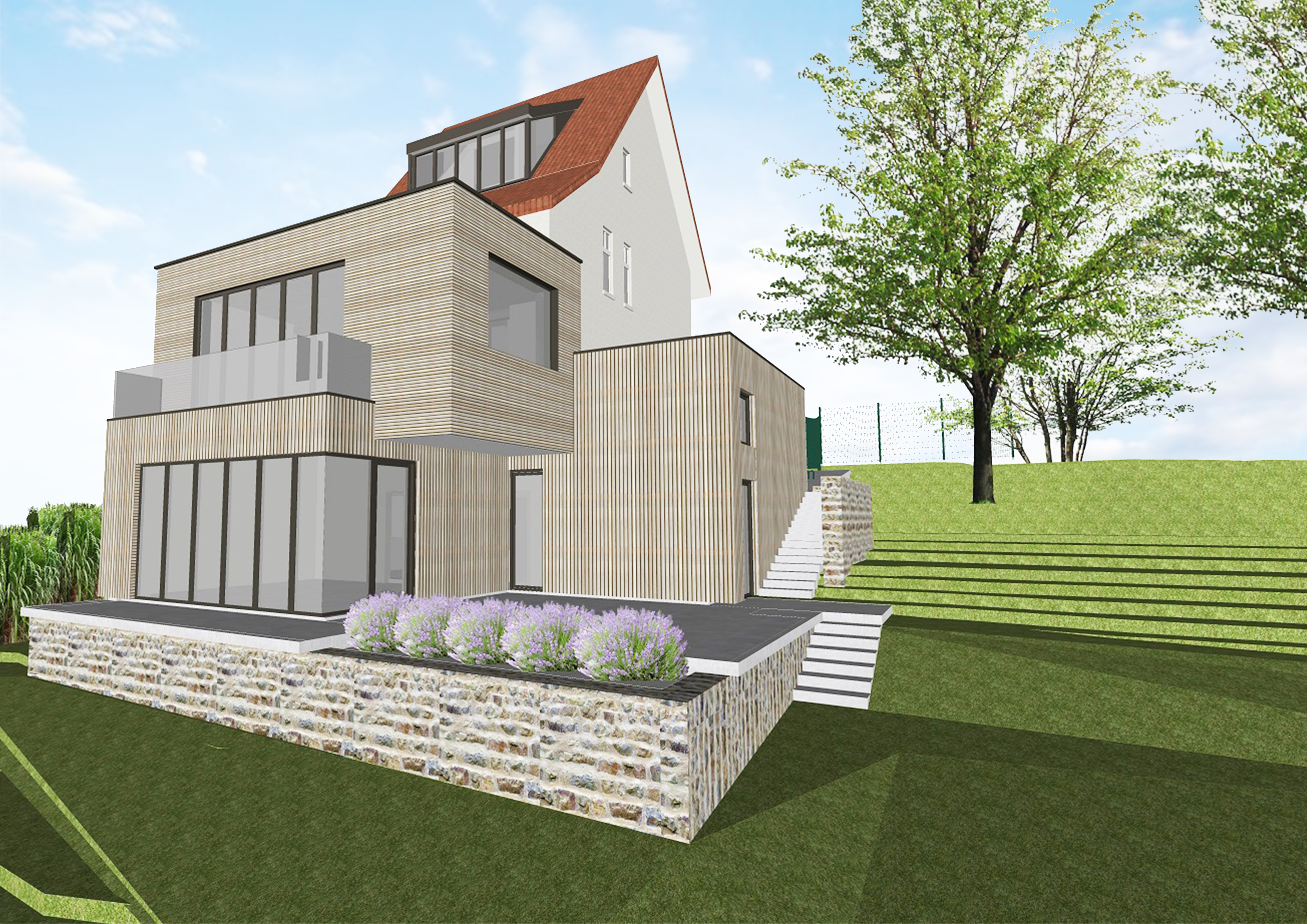 EXTENSION D’UNE MAISON