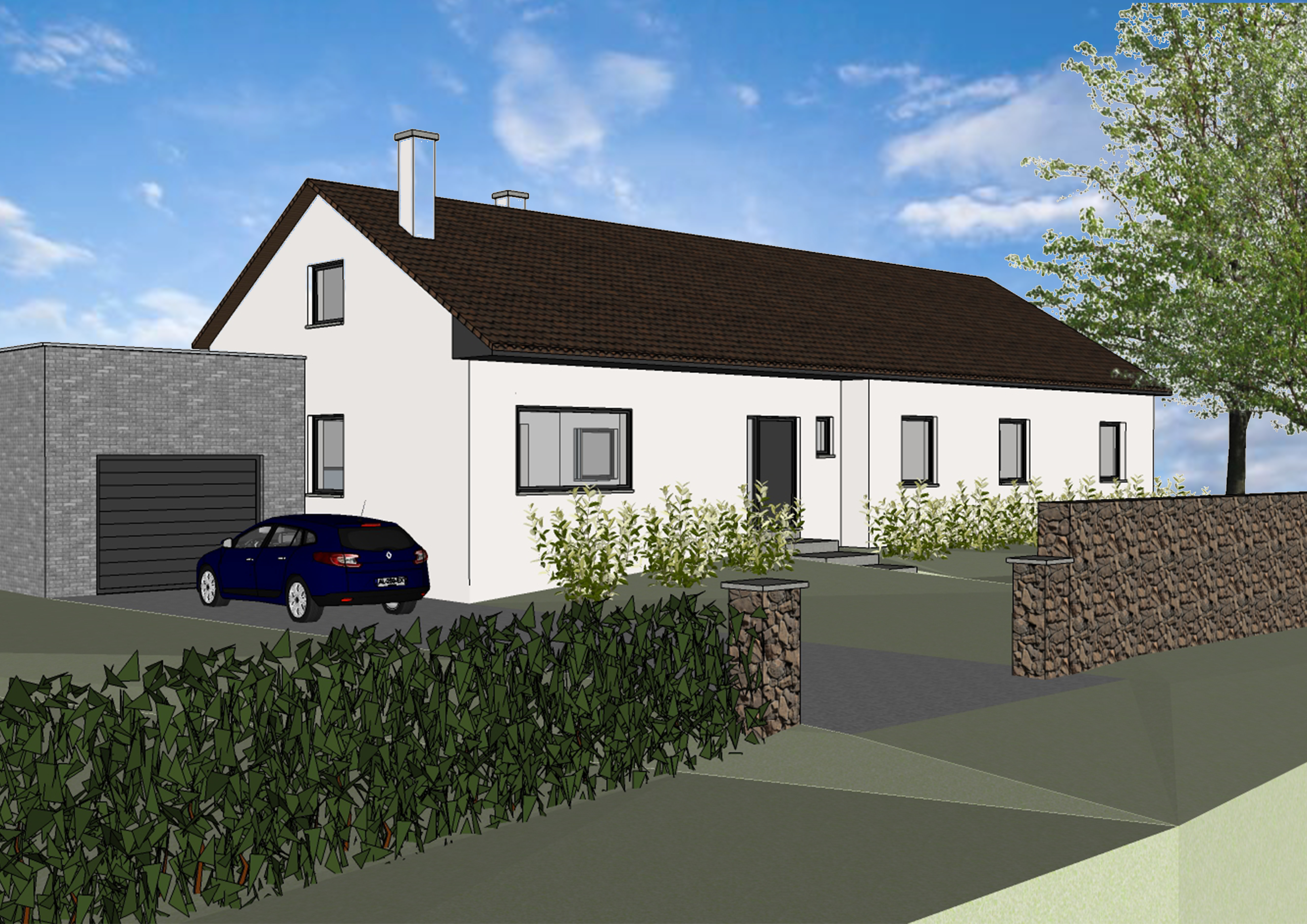 EXTENSION D’UNE MAISON UNIFAMILIALE