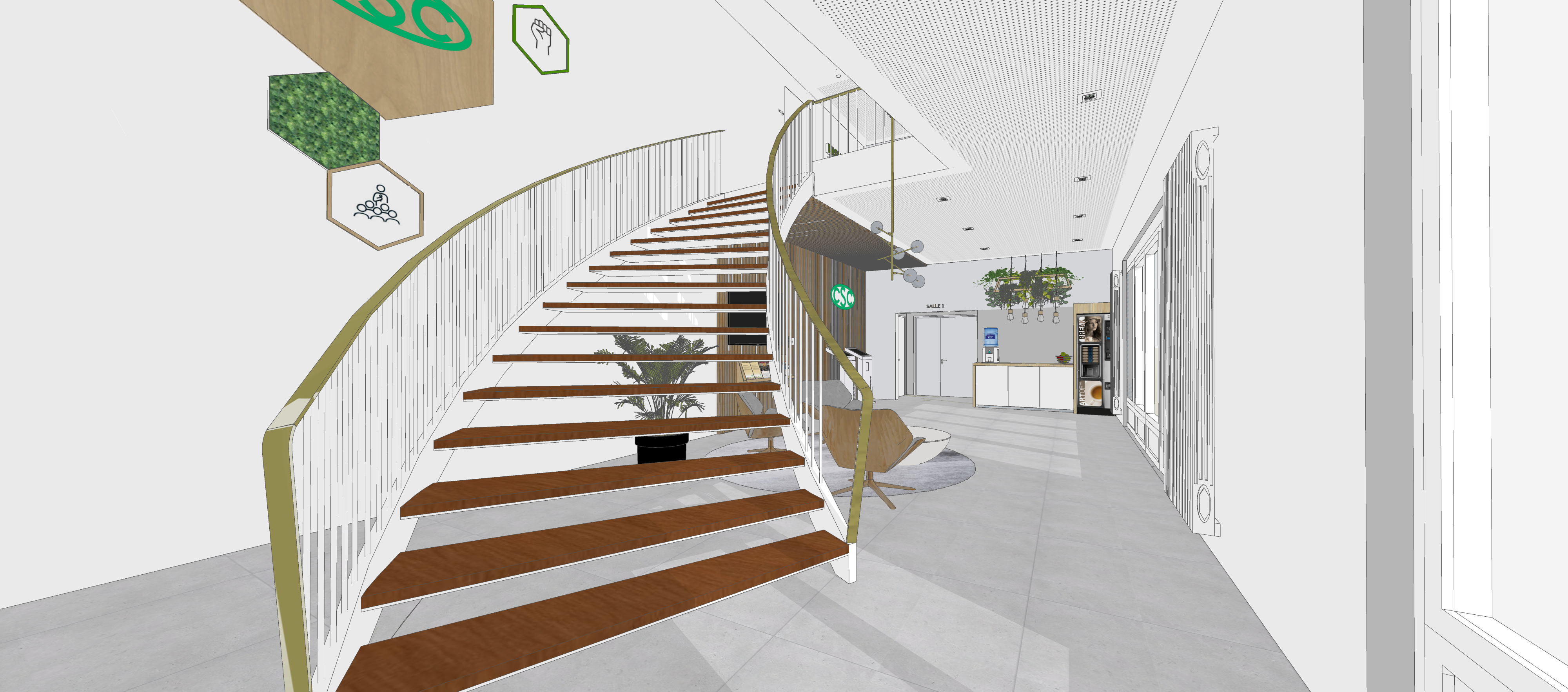 Transformation d’un immeuble de bureaux à Bouge