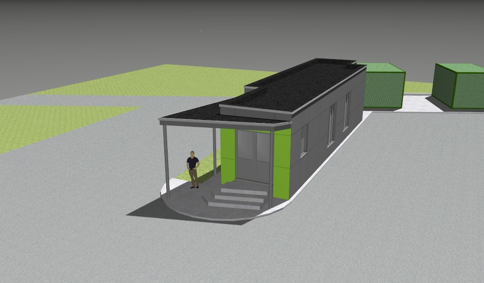 Nouveaux bureaux pour le recyparc de Champion