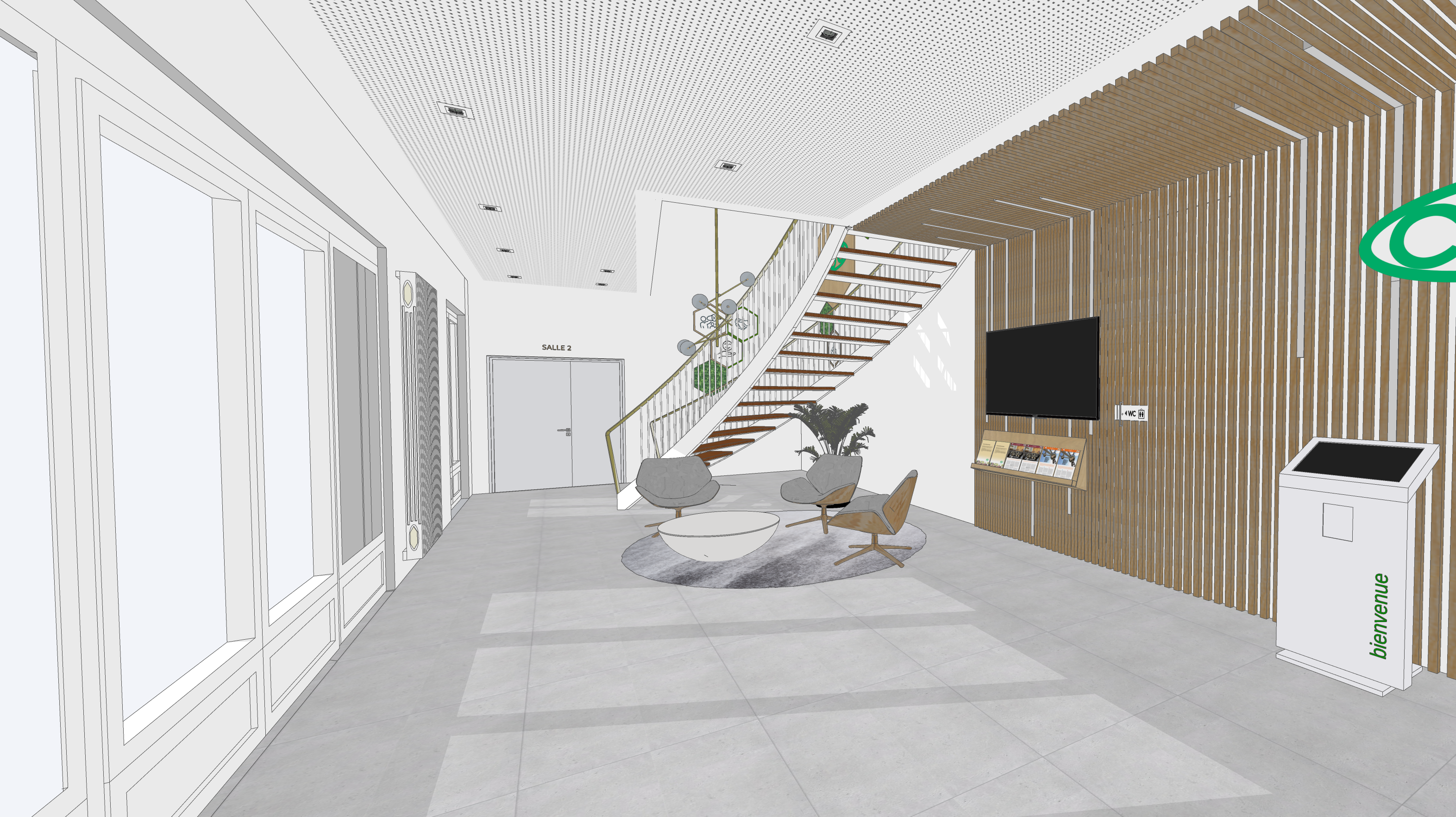 Transformation d’un immeuble de bureaux à Bouge