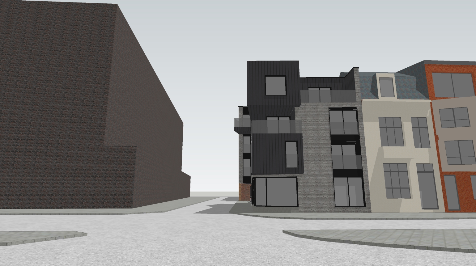 Reconstruction d’un immeuble mixte à Namur